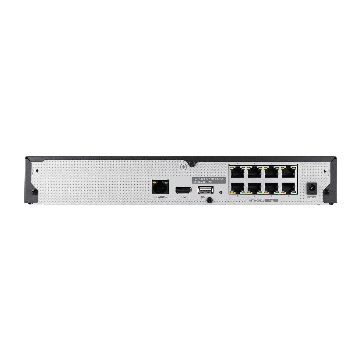 EAN 8801089228406 - Hanwha ARN-810S Grabadore de vídeo en red (NVR) Negro imagen 4