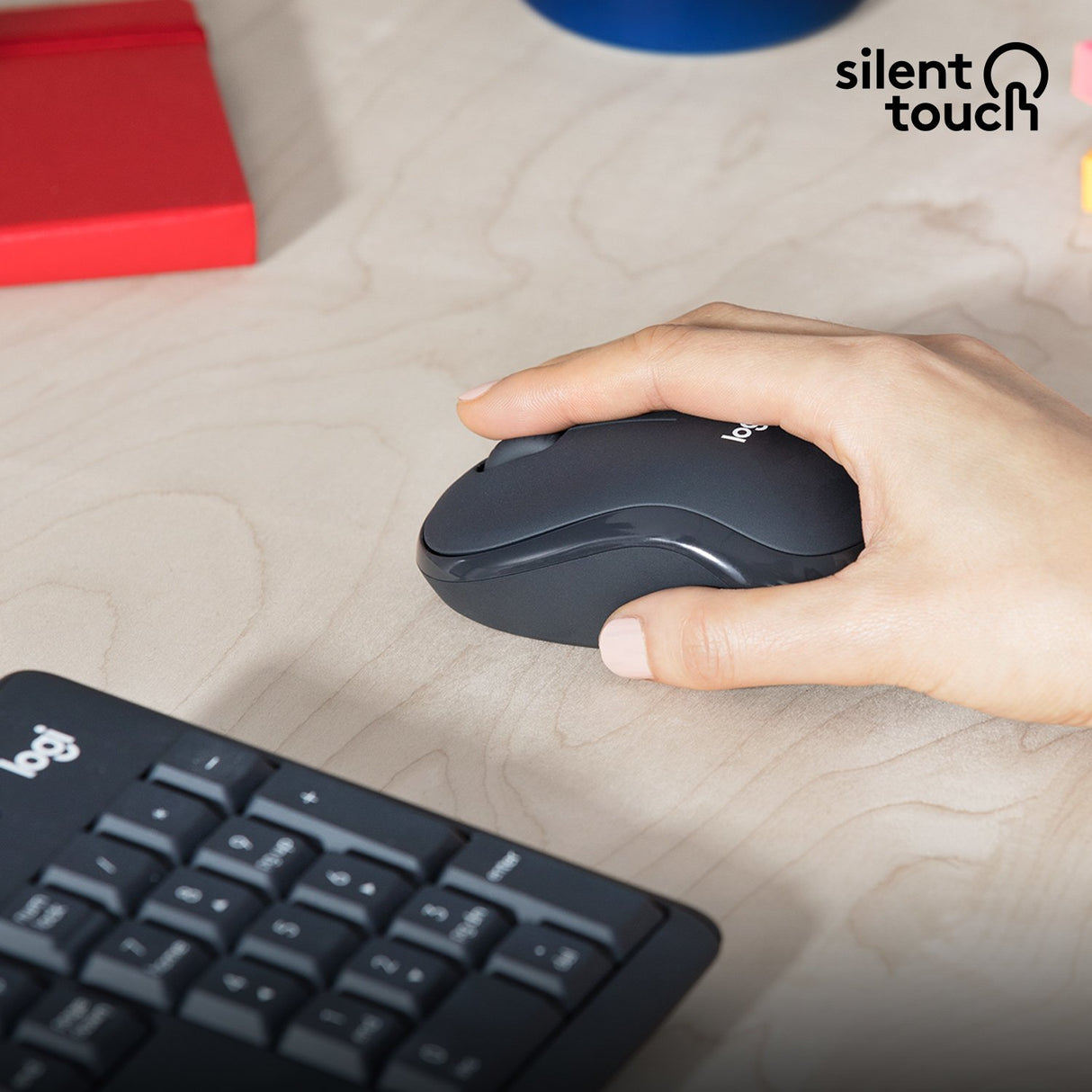 EAN 5099206092433 - Logitech 920-009800 teclado Ratón incluido Oficina RF inalámbrico QWERTY Internacional de EE.UU. Grafito imagen 4