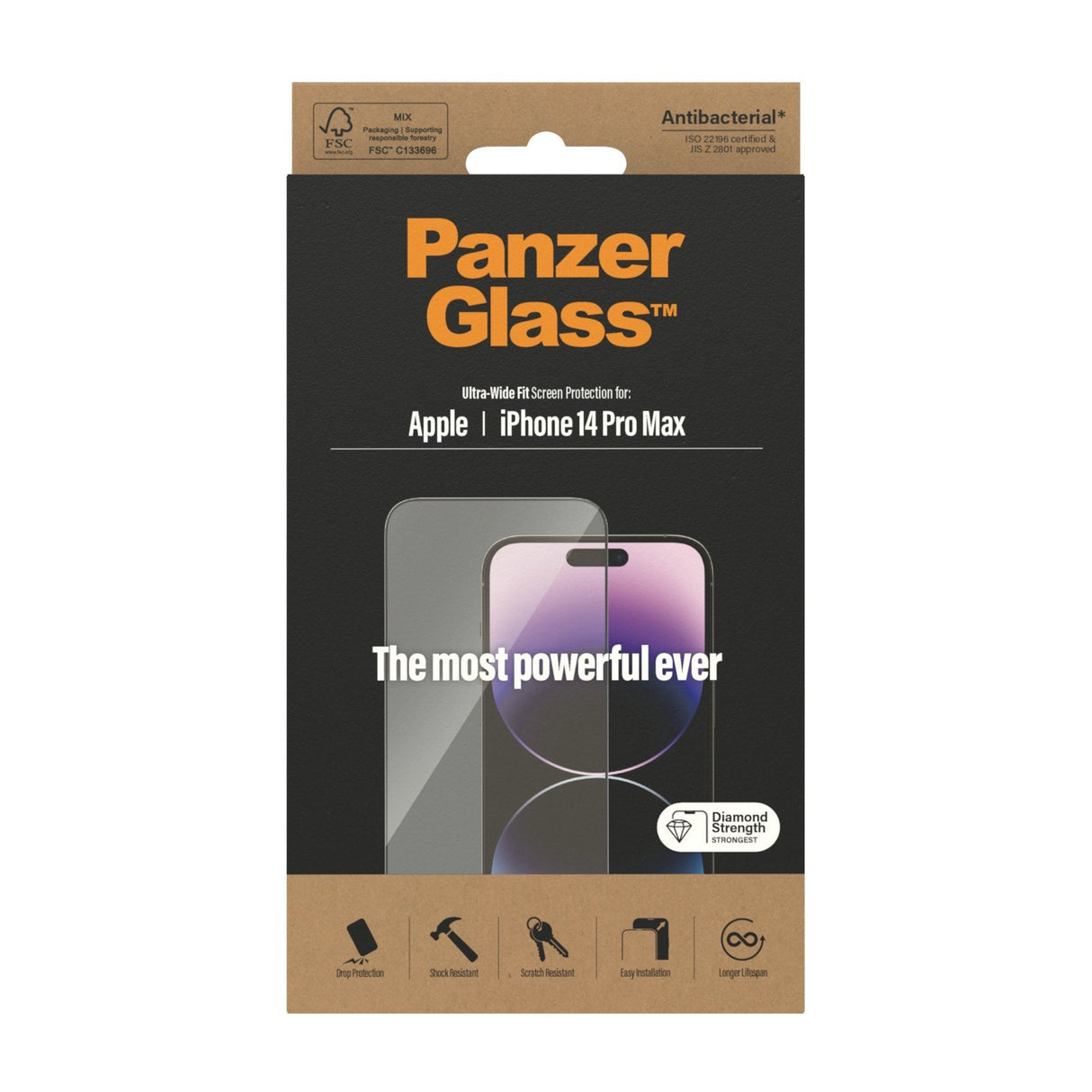 Panzerglass Ultra-Wide Fit Apple Iphone Protector De Pantalla Iphone 14 Pro Max