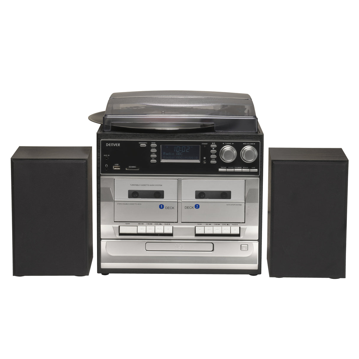 EAN 5706751051906 - Denver MRD-166 reproductor de CD Reproductor de CD portátil Negro, Gris imagen 5