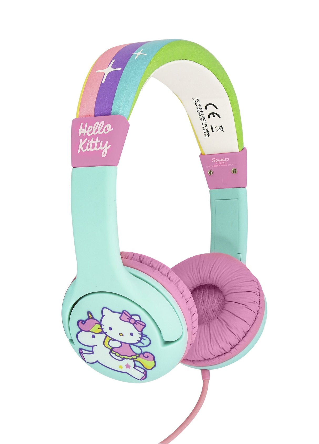 Auriculares Infantiles Otl Hello Kitty Unicorn/ Jack 3.5/ Rosa