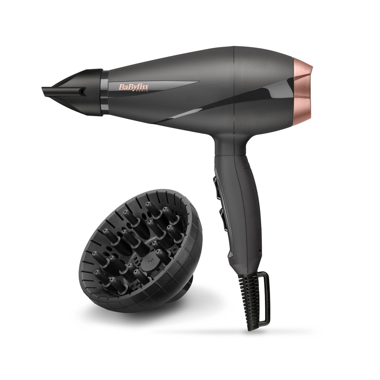 Secador Pelo Ac Babyliss 6709de 2100w Difusor Ionico Grisrosa