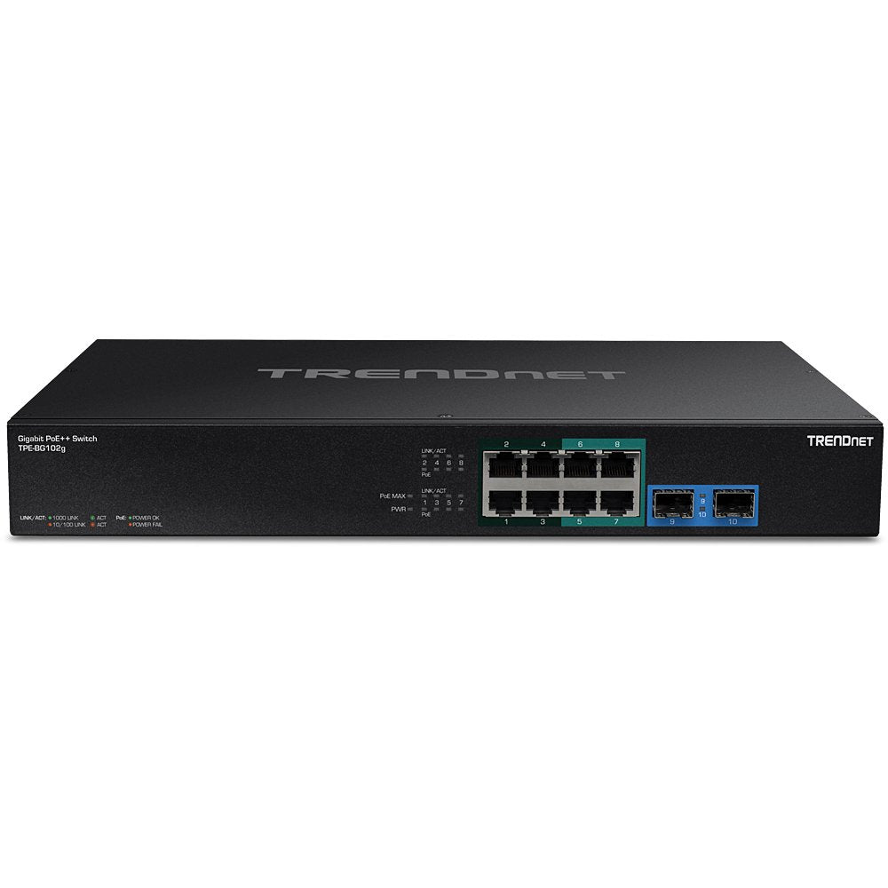 EAN 0710931161830 - Trendnet TPE-BG102G switch No administrado Gigabit Ethernet (10/100/1000) Energía sobre Ethernet (PoE) 1U imagen 2