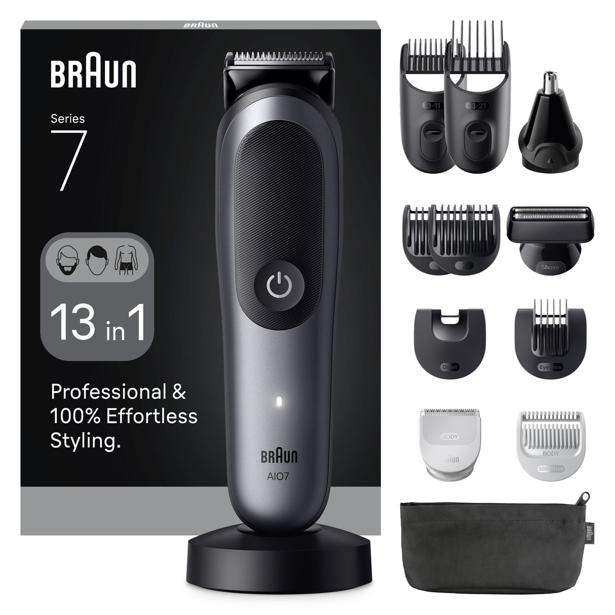 Barbero Braun Multi Groomer Aio7560 Blkspcgry