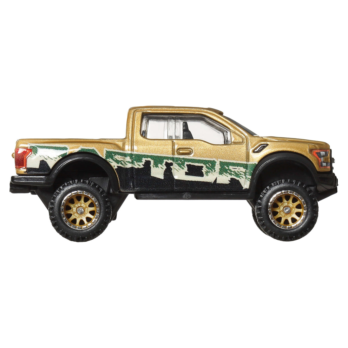 Hot Wheels Premium Car Culture Off -Road Vehicle 17 Ford F150 Raptor, Vehículo De Juego Jbk70