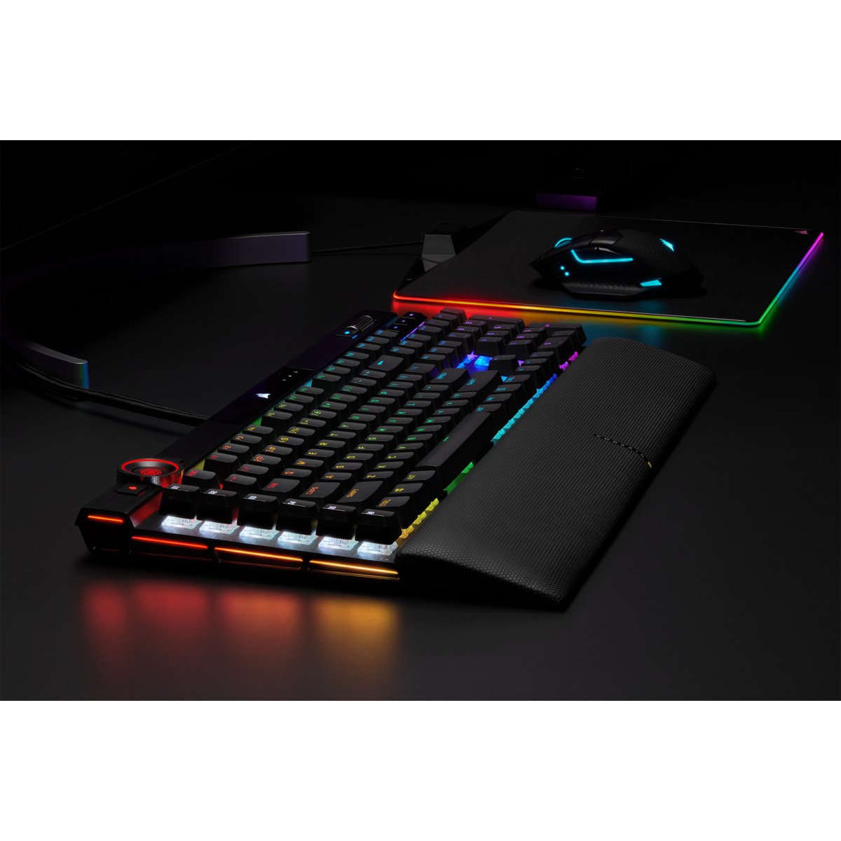 Teclado (Aleman) Corsair K100 Rgb Optisch-Mechanisch Opx Black