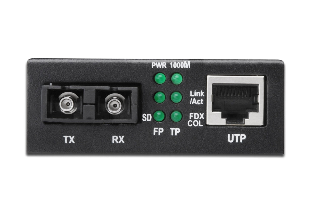 EAN 4016032293132 - Digitus DN-82121-1 convertidor de medio 1000 Mbit/s 1310 nm Monomodo Negro imagen 3