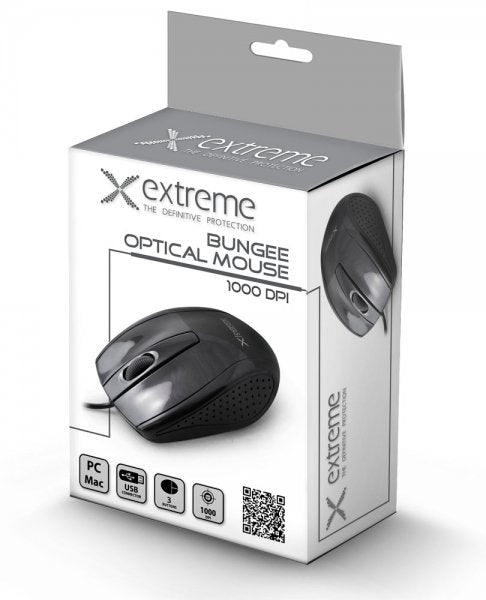 Extreme Xm110k Ratón Usb Óptico 1000 Dpi Mano Derecha
