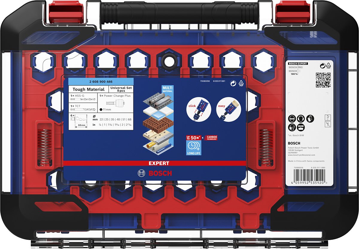 EAN 4059952535944 - Bosch 2 608 900 448 sierra de corona Taladro 11 pieza(s) imagen 5