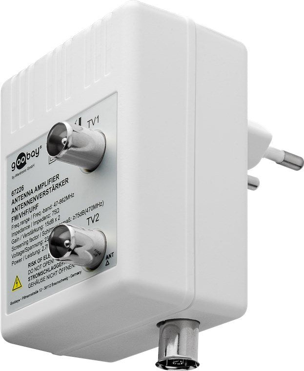 EAN 4040849672262 - Goobay 67226 amplificador señal de TV 47 - 862 MHz imagen 2