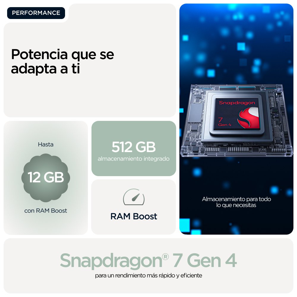 Motorola Edge 70 6.7" Dual Sim Android 16 Usb Type-C 12 Gb 512 Gb 4800 Mah Verde