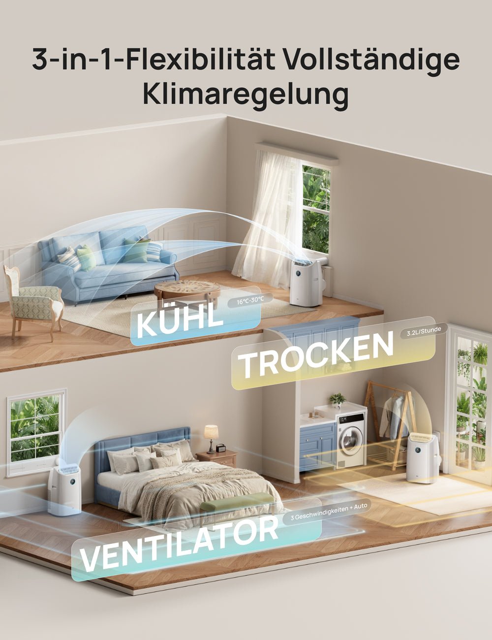 Dreo - Portable Air Conditioner, Ac515 - Smart