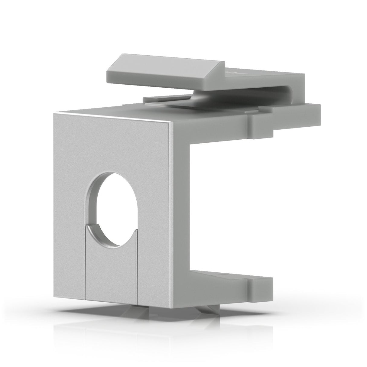 Inserto Ciego De Keystone Ubiquiti Con Pasaje, Paquete De 12, Gris Cubierta, Para Un Panel De Parche Keystone En Blanco De 24 Puertos Uacc-Keystone-Blank-Insert-Th