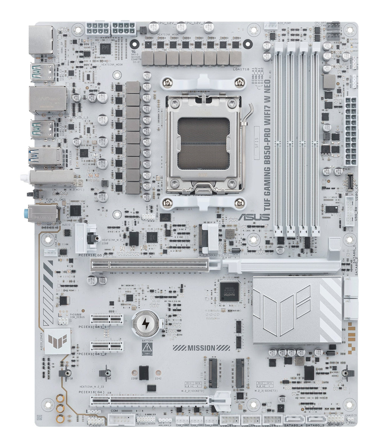 Placa Base Asus Tuf Gaming B850-Pro Wifi7 W Neo Amd,Am5,Ddr5,Atx