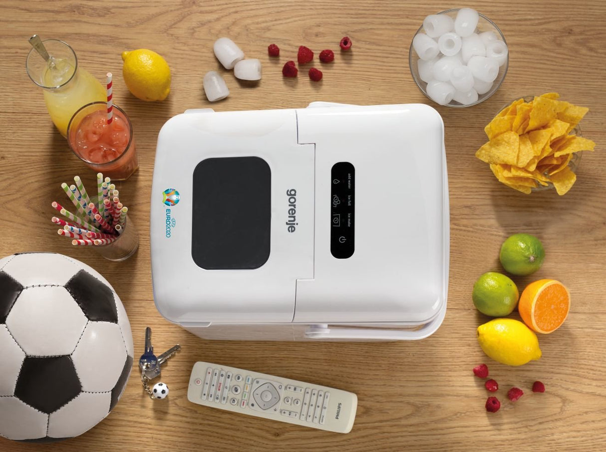 Máquina De Cubitos De Hielo Gorenje Imd1200w, Capacidad Del Depósito 1,8 L, Blanco