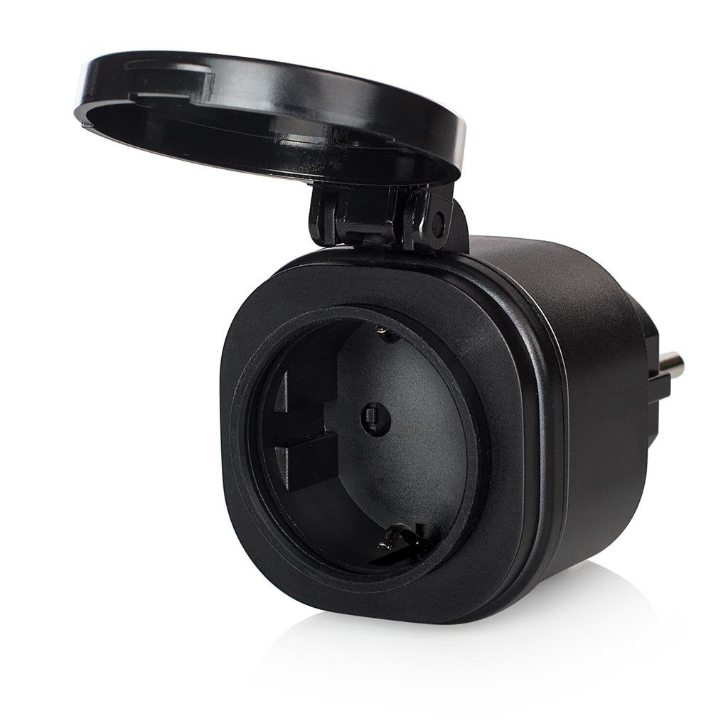 Set De Mini Enchufes Para Exterior Smartwares Sh4-99653 Negros