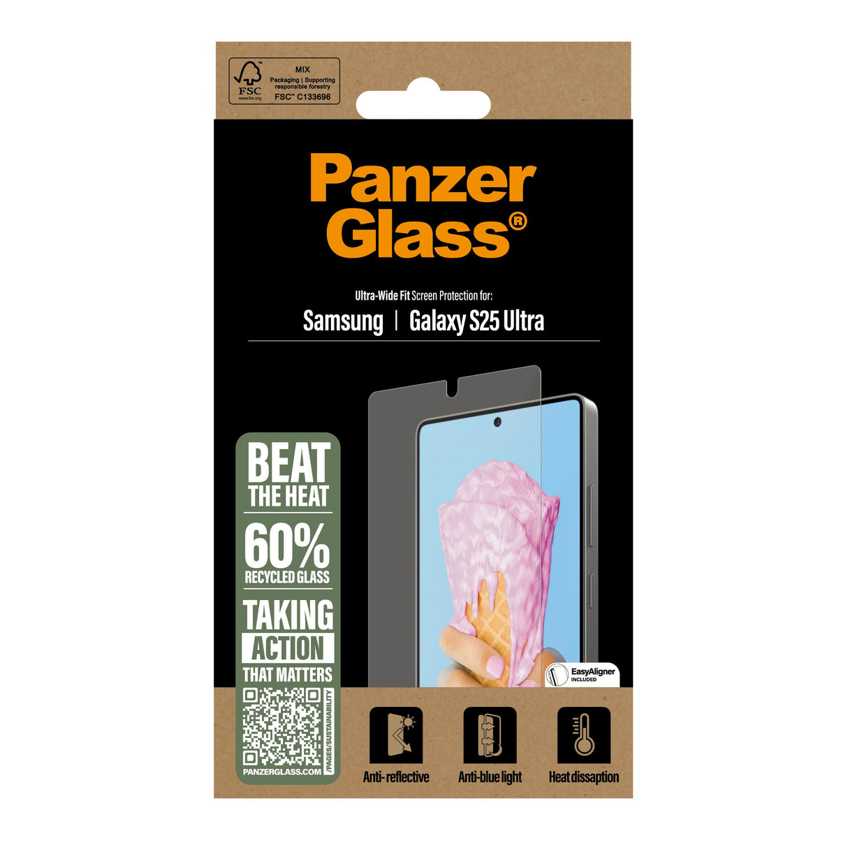 EAN 5715685017421 - PanzerGlass ® All-in-One Screen Protector Samsung Galaxy S25 Ultra | Ultra Wide Fit Protector de pantalla imagen 3
