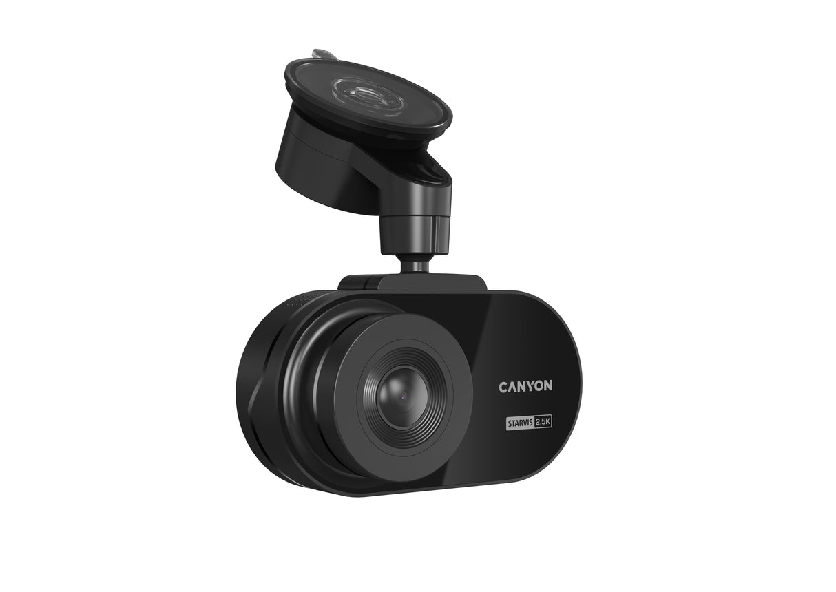 Canyon Dashcam Dvr25 Wqhd 2.5k Wifi App Sd-Card Bk Retail