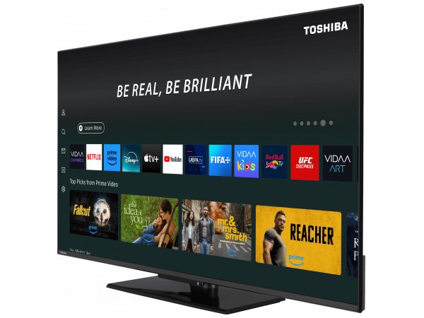Televisor Toshiba 50qv3f63dg 50" 4k Uhd Qled Smart Tv Negro