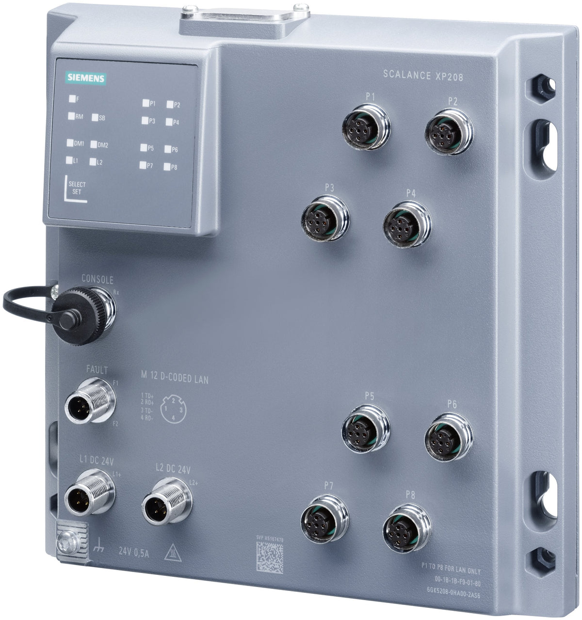 Siemens 6gk5208-0ha00-2ts6 Industrial Ethernet Switch 10 - Switch - 0,1 Gbps