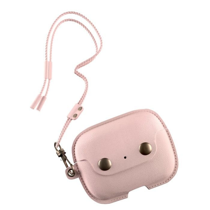 Woodcessories Aircase Airpod Pro Leather Necklace Case Old Rose