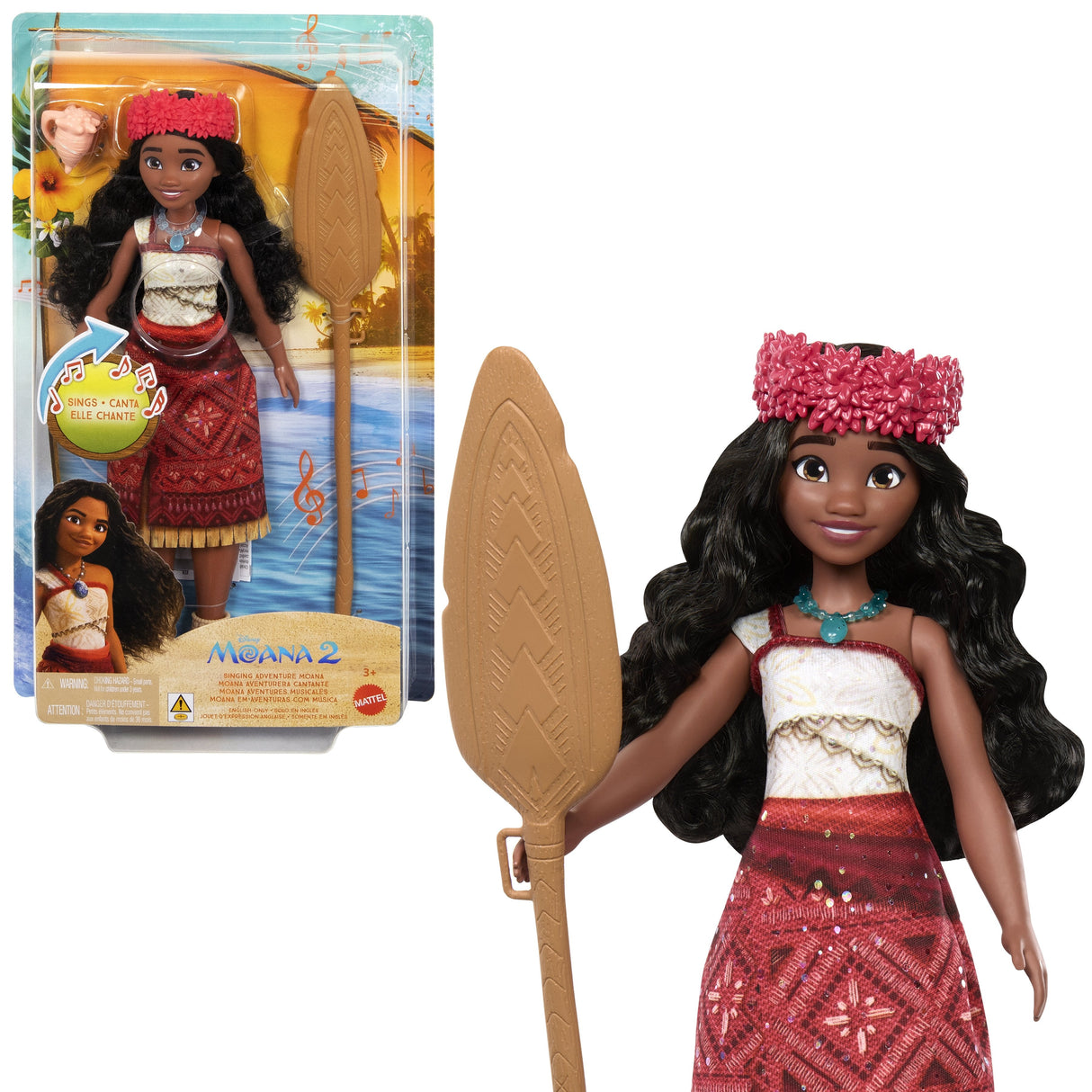 Muñeca Cantarina Vaiana Moana 2 Disney