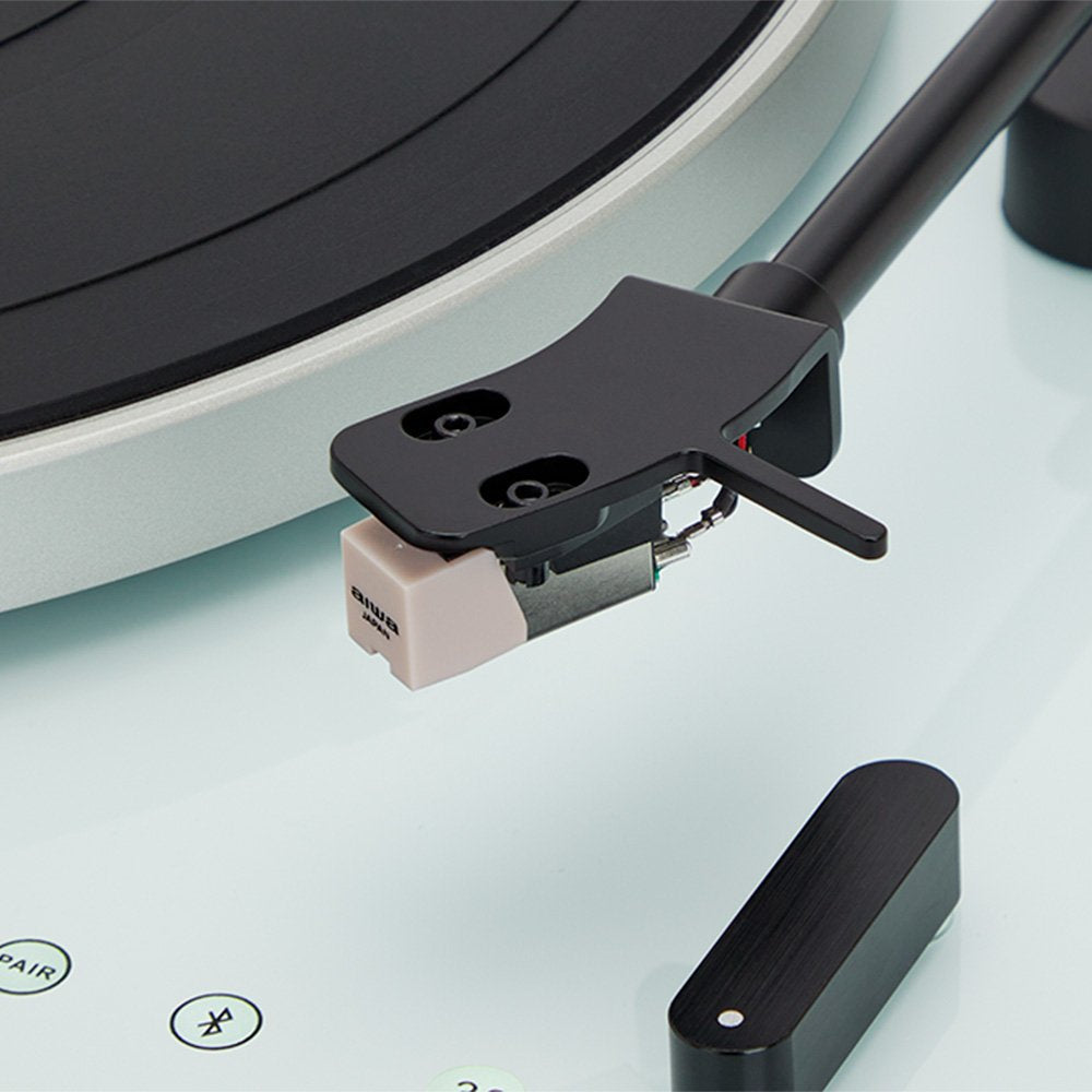 Tocadiscos Bluetooth Aiwa Apx-790bt White Alta Precision Bt 5.0 Transmision Por Correa