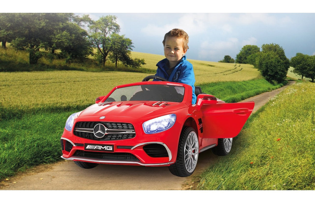 Jamara Ride-On Mercedes-Benz Amg Sl65, Vehículo Infantil Rojo, 12v Con Mando A Distancia