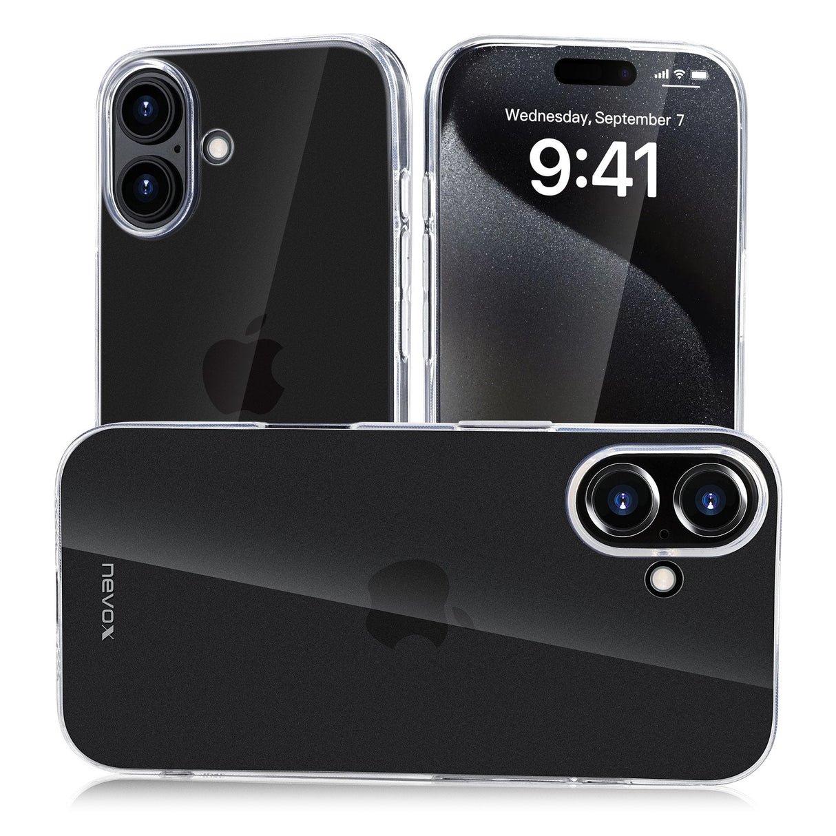 Nevox Styleshell Flex, Caja De Teléfonos Celulares Transparentes, Iphone 16 Plus 4250686413670.0