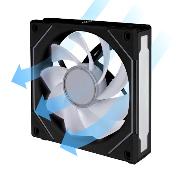 EAN 4718466013194 - Lian Li UF-RSLIN120-1B sistema de refrigeración para ordenador Carcasa del ordenador Ventilador 12 cm Neg imagen 6