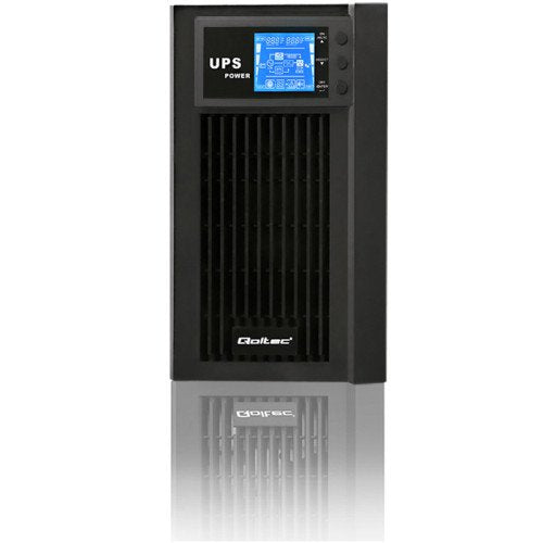 Qoltec 53043 Uninterruptible Power Supply On-Line 3kva 2.4kw Lcd Usb