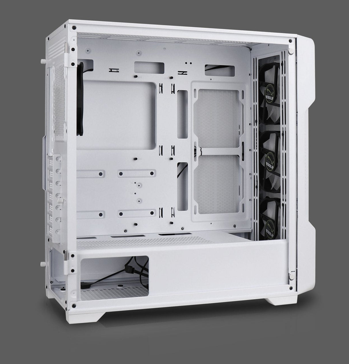 Caja Pc Go Nanoxia Midi Ds-9 Argb Airflow Blanco - Usb-C - Tg-Mesh