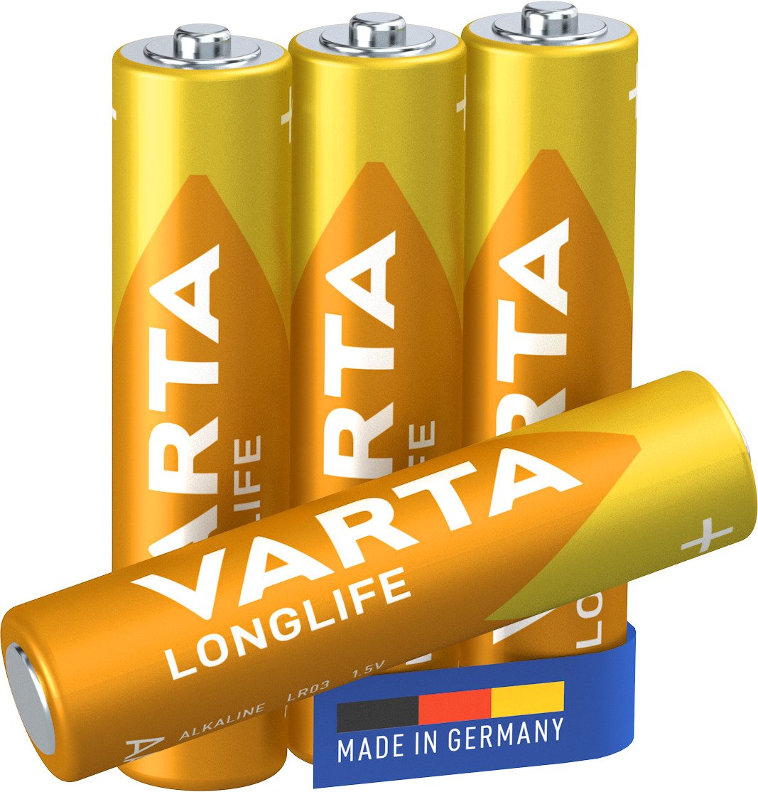 Varta Longlife Extra Aaa Pila De Un Solo Uso Alcalina 4 Pilas