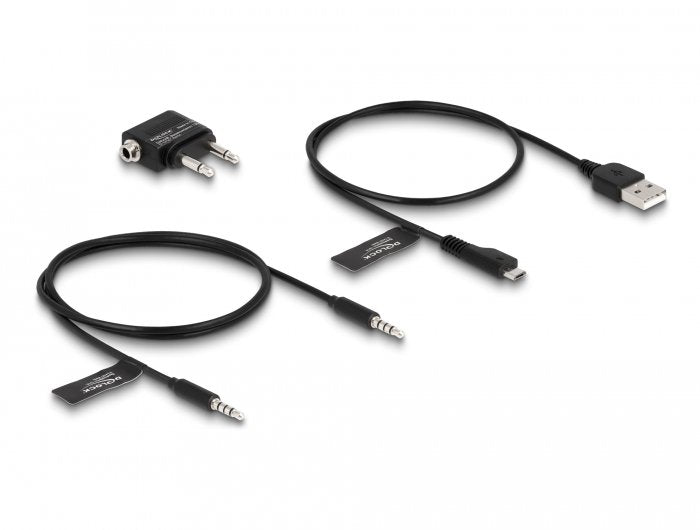 Delock 27181 Auriculares Bluetooth 5.0 Sobre El Oído Plegables Con Micrófono Integrado Y Graves Intensos, Con Hasta 20 Horas De Reproducción