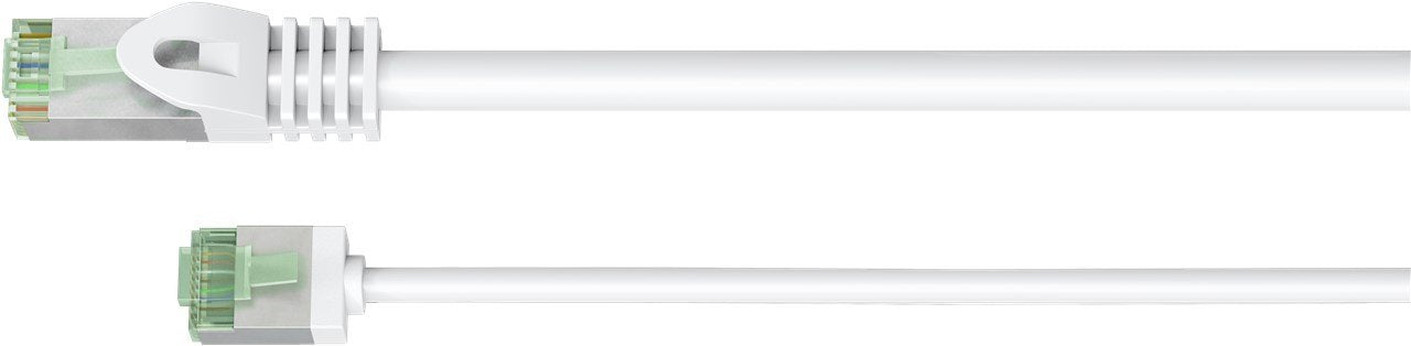 Cable Goobay 74357 Ultra-Flexible Cat 8.1 Patch  Slim, U Ftp, 0.15 M, White