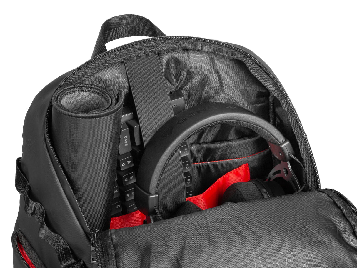 Mochila Para Portátil Genesis Pallad 420 15.6" 18 Litros Negro