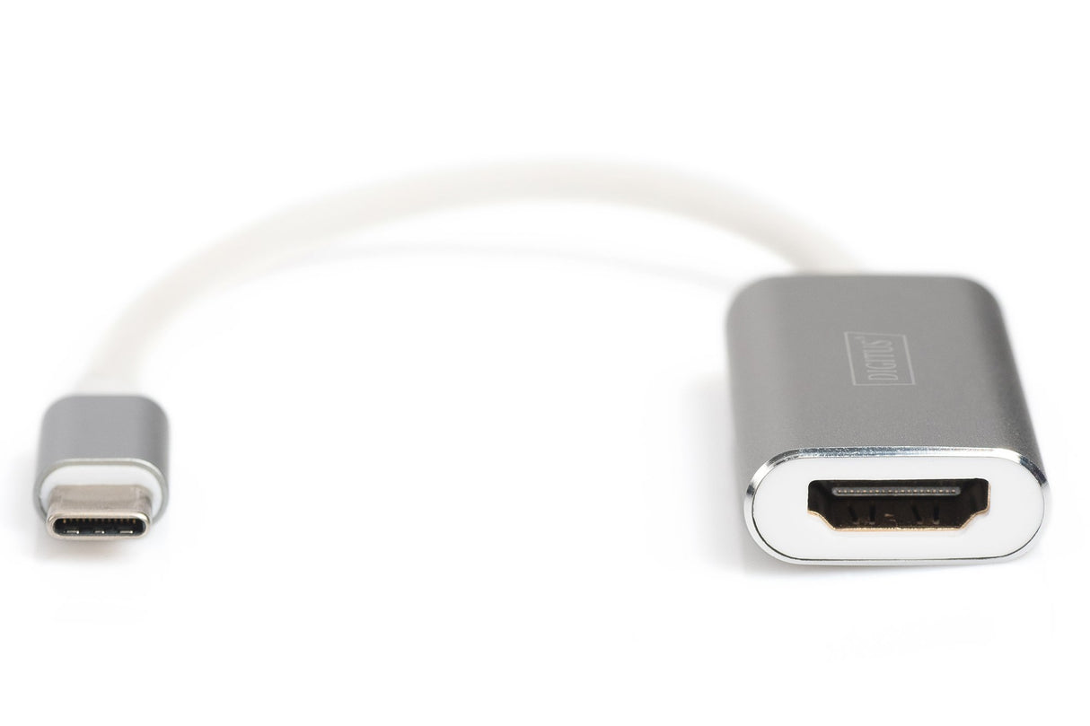EAN 4016032385950 - Digitus DA-70836 adaptador de cable de vídeo 0,2 m USB Tipo C Plata imagen 4