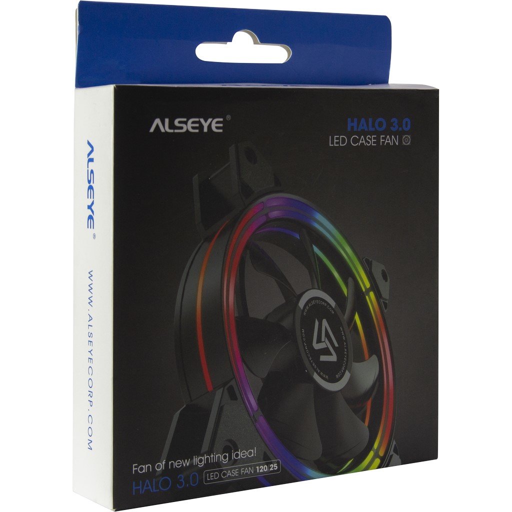 EAN 4897059871721 - Inter-Tech Alseye Halo 3.0 Carcasa del ordenador Ventilador 12 cm Negro imagen 4