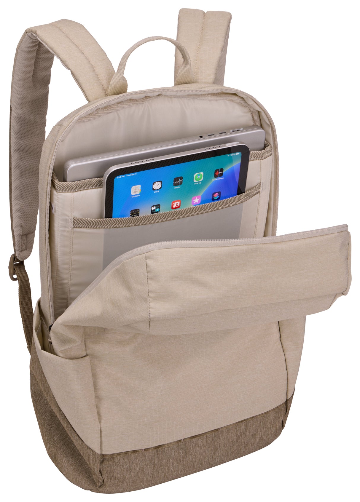 EAN 0085854256292 - Thule Lithos TLBP216 Pelican mochila Mochila informal Crema de color, Marrón Poliéster imagen 6