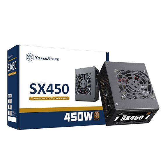 Fuente De Alimentación Sfx Silverstone 450w 80+ Sst-Sx450-B