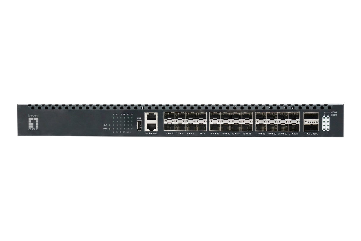 EAN 4015867238479 - LevelOne XQS-3126 switch Gestionado L3 Negro imagen 2