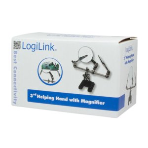 Logilink Wz0034 Lente De Aumento Y Lupa Negro, Acero Inoxidable