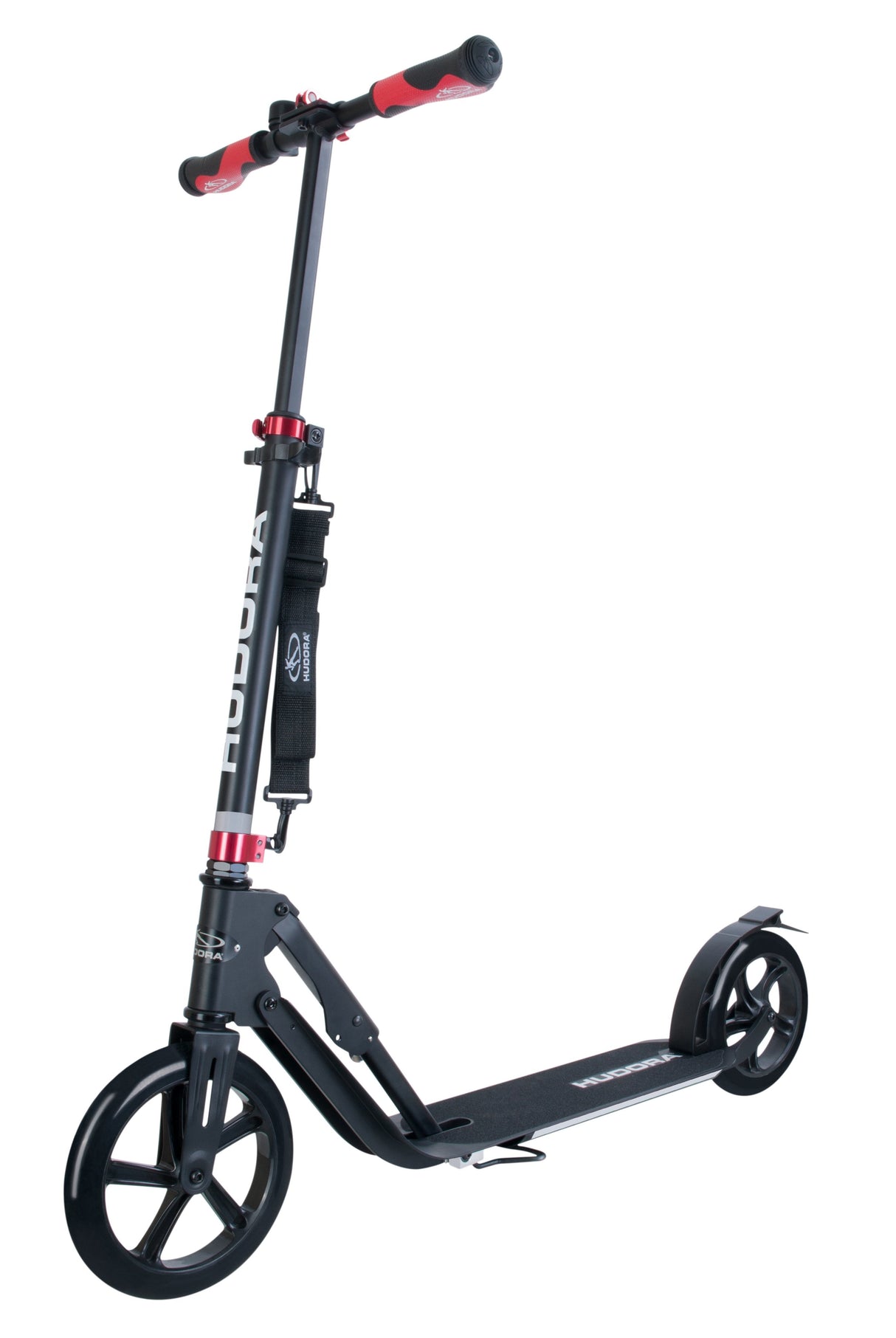 Hudora Big Wheel Style 230 Adultos Negro, Rojo, Vespa Negro, Adultos, Negro, Rojo, Asfalto, 120 Kg, 2 Rueda(S), Poliuretano