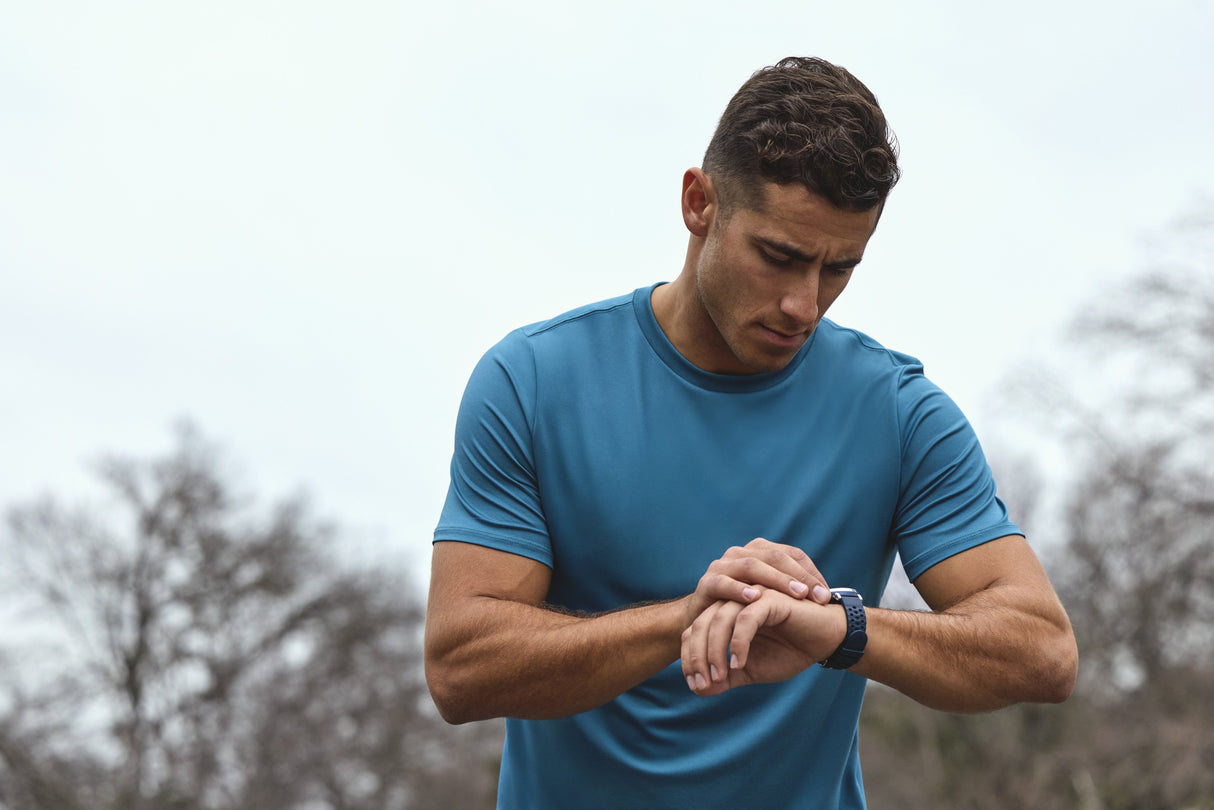 Smartwatch Amazfit Active 3 Premium Dark Azul Hyrox-Modus