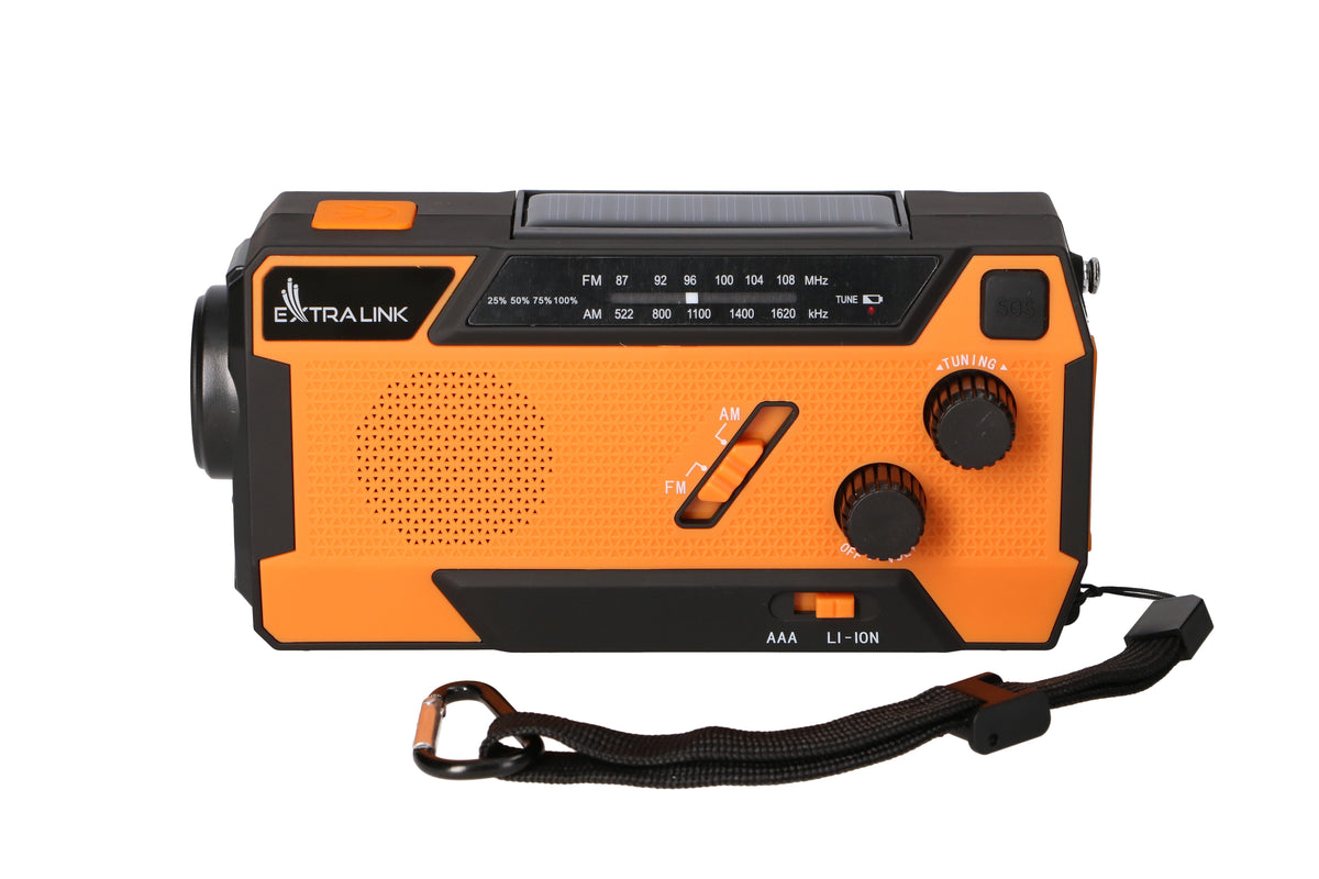 EAN 5904960293746 - Extralink RADIO AWARYJNE SOLARNE Z KORBKA DYNAMO POWERBANK 4000MAH Z LATARKA SOS SR-4000 Portátil Analógi imagen 1