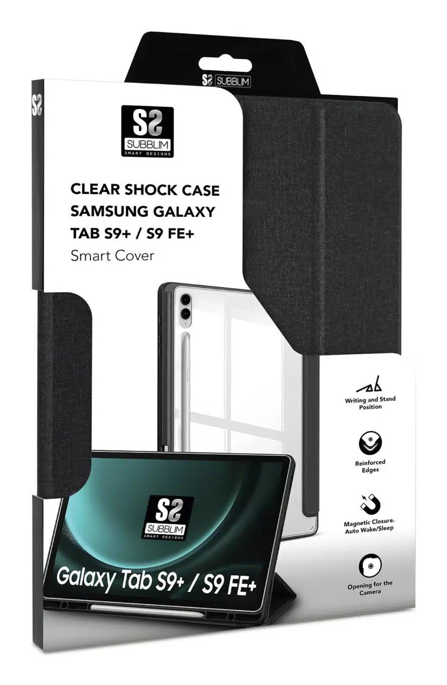 EAN 8436586742980 - SUBBLIM SUBCST-5SC510 funda para tablet 31,5 cm (12.4") Folio Negro, Transparente imagen 2