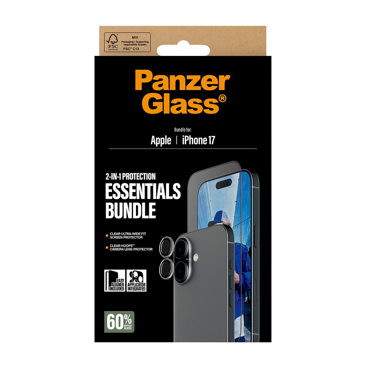 EAN 5715685031465 - PanzerGlass ® 2-in-1 Essentials Bundle iPhone 17 Protector de pantalla Apple 1 pieza(s) imagen 3