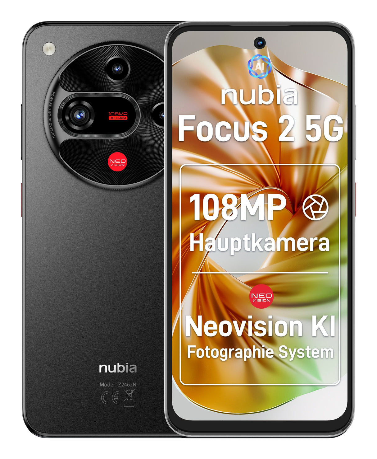 EAN 6902176133930 - Nubia Focus 2 5G 17 cm (6.7") SIM doble USB Tipo C 8 GB 256 GB 5000 mAh Negro imagen 1