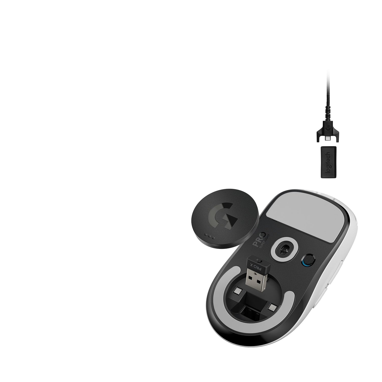 Logitech G Pro X Superlight Ratón Mano Derecha Rf Inalámbrico 25600 Dpi