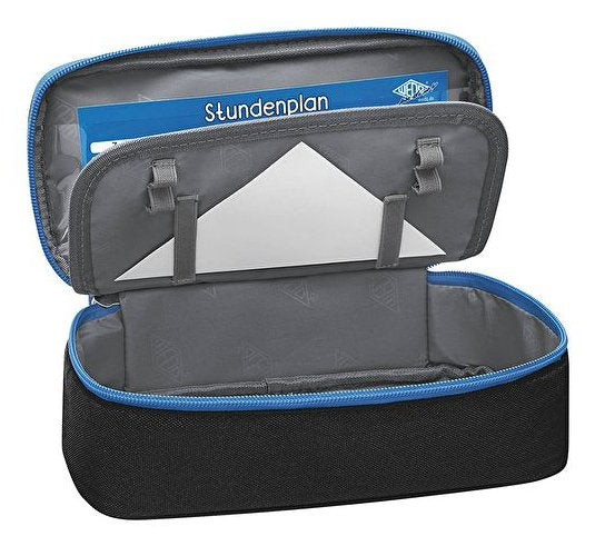 EAN 4003801861951 - Wedo 242 43010 caja de lápices Estuche suave Poliéster Negro, Azul imagen 4